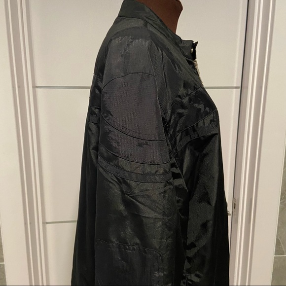 EUC Kenneth Cole Reaction black zip up funnel neck jacket coat - Picture 3 of 15